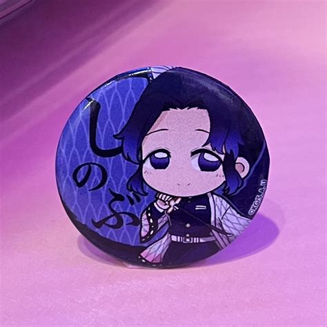 Anime Demon Slayer Badge Pin Nezuko Tanjiro Zenitsu Inosuke Shinobu