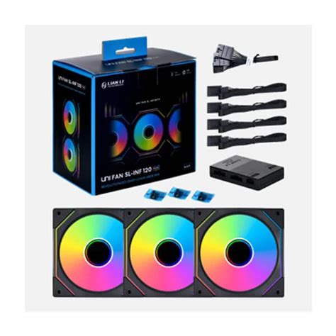 Lian Li Uni Fan Sl Infinity Rgb Cabinet Fan Triple Pack