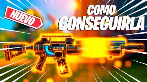 NUEVA ARMA MITICA EN FORTNITE COMO CONSEGUIR EL FUSIL DE PULSOS DE