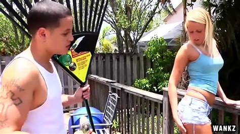 WANKZ Sexy Blonde Showing Whale Tail