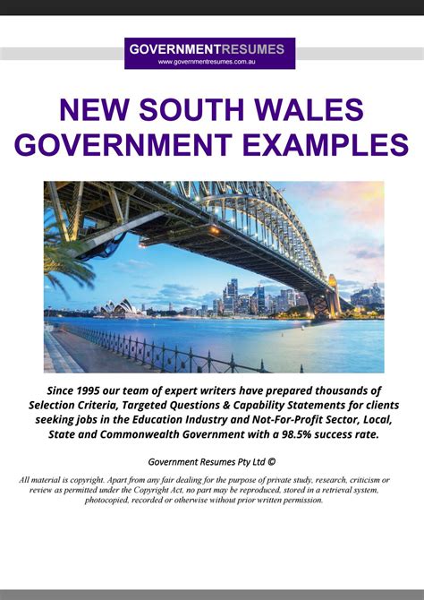 Government Examples Nsw Government By 1300 Resume Issuu