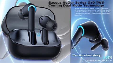 Baseus Aequr Series G Tws Coming Dual Mode Technology Price And Full