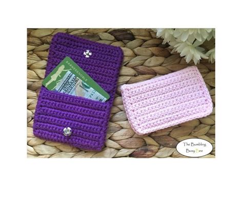 Card Holder Wallet Crochet Item Etsy