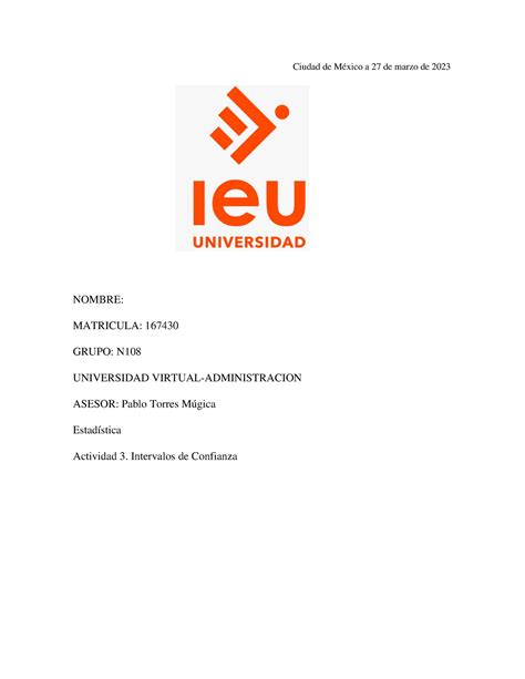 Modulo La contabilidad y su campo de acción Ciudad de México a 27 de