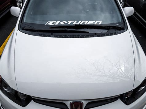 K Tuned 28 Windshield Banner Jdm Honda Parts Usa Jhpusa