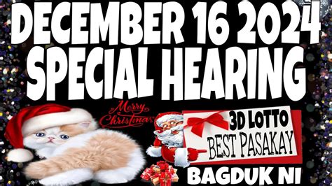 SWERTRES HEARING TODAY DECEMBER 16 2024 MONDAY BEST HOT COMBINATIONS