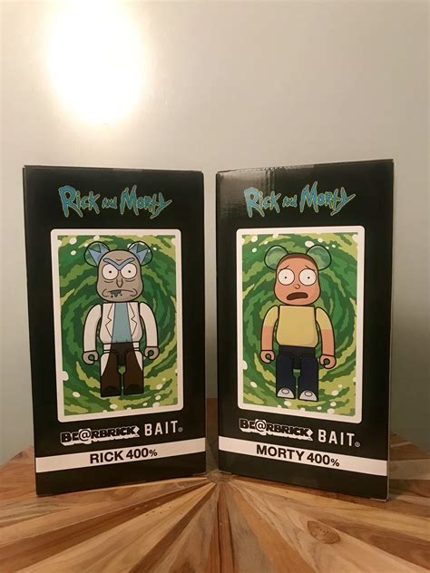 Bait Rick And Morty 400 Bearbrick Set Grailed