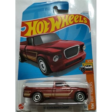 Store Minh Chung Toy Model Car Hot Wheels Basic J Case 63 Studebaker Champ Shopee Philippines