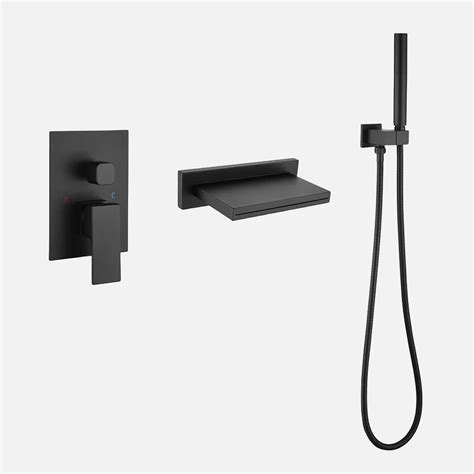 Modern Design Wall Mounted Rain Shower System Bathroom Hot And Cold