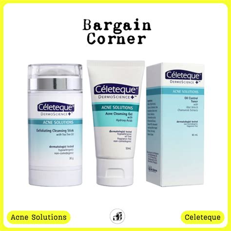 Celeteque Acne Solutions Moisturizer Facial Wash Toners Variants