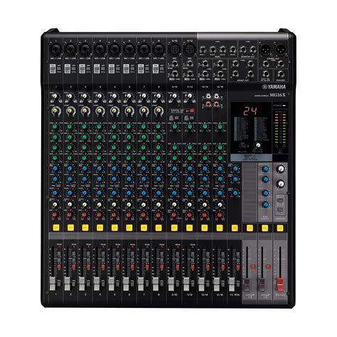 YAMAHA MG16X, 16-Kanal Mischpult: Max. 10 Mic / 16 Line Eingänge (8 ...