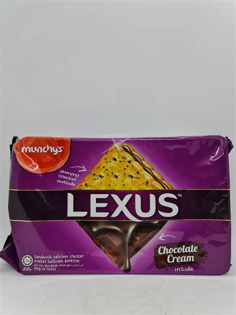 Lexus Chocolate Sandwich Biscuit 190g Gular Mart