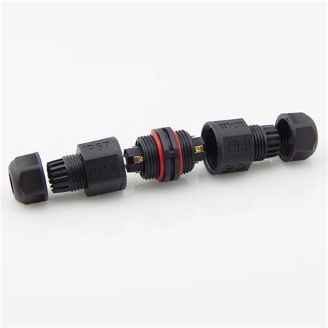 L Ip V A Pin Waterproof Connector Adapter Locking Cable