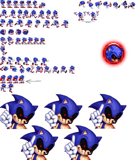 Sonicexe The Disaster 2d Remake Sonic Exe Sprites By Greekgod4343 On Deviantart