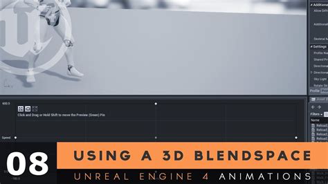 Using A 2d Blendspace 8 Unreal Engine 4 Animation Essentials