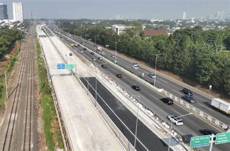 Proyek Pembangunan Km Jalan Tol Ruas Pondok Aren Serpong Siap