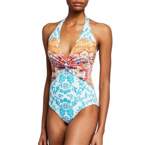 Johnny Was Swim Nwt Johnnywas Ellyo Twist Onepiece Swimsuit Poshmark