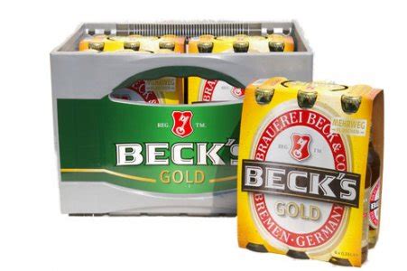 Beck S Gold X L Mehrweg Kasten Bier Bier Flaschenbote