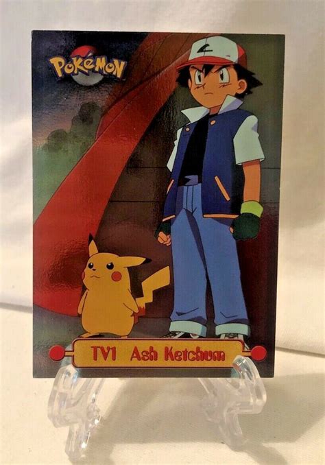 Mavin Tv Ash Ketchum Topps Pokemon Tv Animation Edition Holo Card Nm