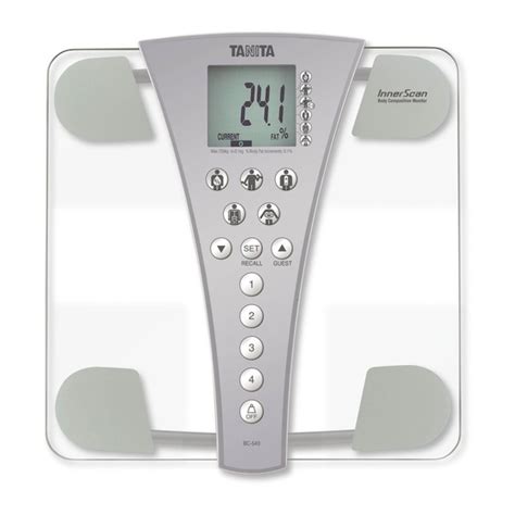 TANITA INNERSCAN BC-543 MONITOR INSTRUCTION MANUAL | ManualsLib