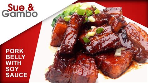 Pork Belly With Soy Sauce Recipe Youtube