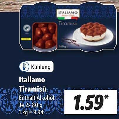 Italiamo Tiramisù Angebot bei Lidl 1Prospekte de