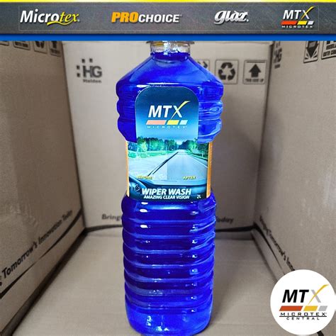 microtex mtx wiper wash windshield washer fluid  liters shopee