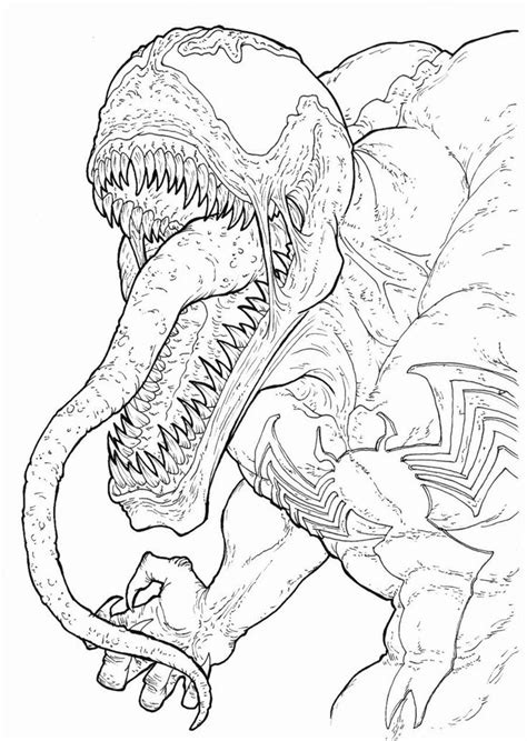 Anti Venom Coloring Pages