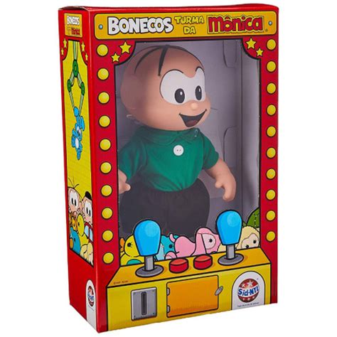 Boneco Cebolinha Em Vinil infantil Turma da Mônica Clássico Original