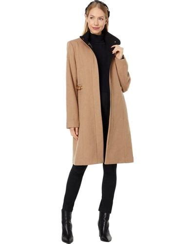 Natural Vince Camuto Coats For Women Lyst