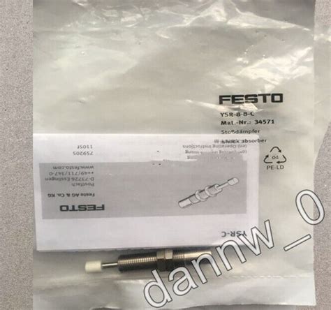 New Original Festo Ysr C Pneumatic Shock Absorber Ebay