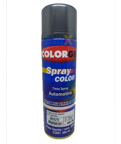 Spray Automotiva Colorgin Grafite Metalico 300ml Mercado Livre