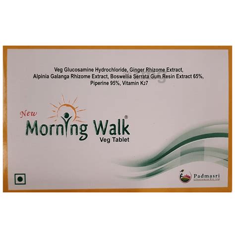 Morning Walk Veg Tablet Buy Strip Of 100 Tablets At Best Price In