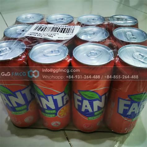 Fanta Orange Soft Drink 320ml Fanta Orange Can Fanta Wholesale The