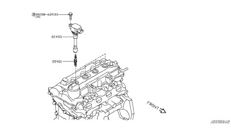 22401-1KT1B Genuine Nissan #224011KT1B Spark Plug