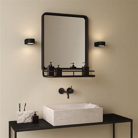 Astro Epsilon Matt Black Bathroom LED Wall Light 1124007 UKES