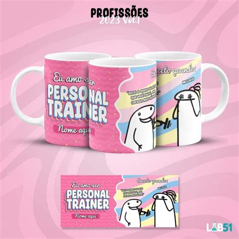 Caneca Flork Profissões Personal Trainer Elo7