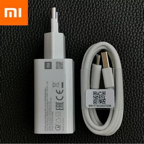 สายชารจแท Mi9 Redmi Note8 Note7 Original xiaomi Mi9 Fast Charger QC3