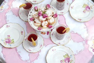 Pink Piccadilly Pastries Plum Puffs And Raspberry Cordial For An Anne