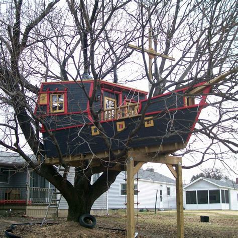 Pirate Ship Cool Cool Tree Houses Tree House Home Pictures