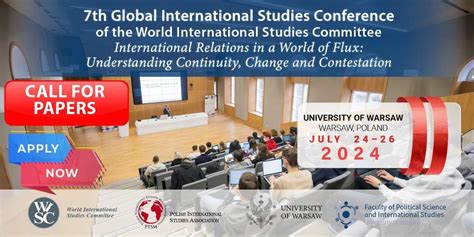 Call For Papers 7th Global International Studies Conference Ptsm