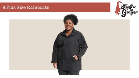 8 Plus Size Raincoats // Best Raincoats for Plus Sizes