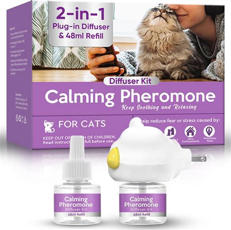 Amazon Fancy Pets Cat Pheromones Calming Diffuser Cat Calming