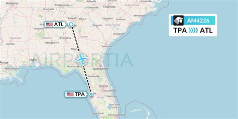 Am4226 Flight Status Aeromexico Tampa To Atlanta Amx4226