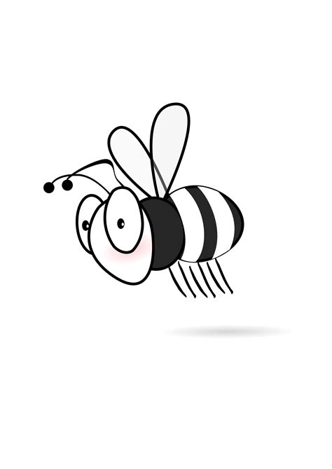 Bee Line Drawing Clipart Best