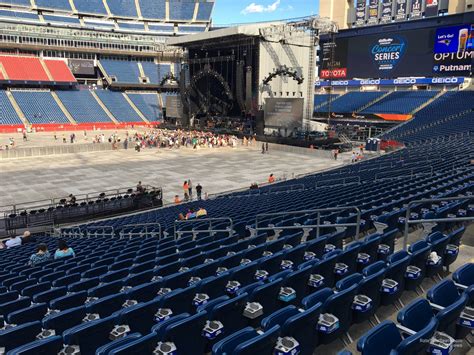 Gillette Stadium Seating Chart With Rows Elcho Table