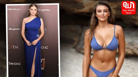 Model Olivia Brower Shows Off Her Curves In Sexy Blue Bikini