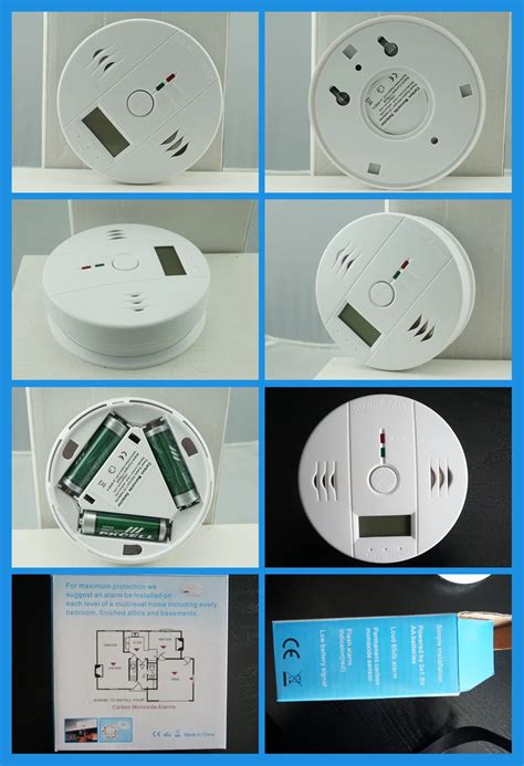 Ceiling Mounted standalone Co Sensor Battery-Operated Carbon Monoxide ...