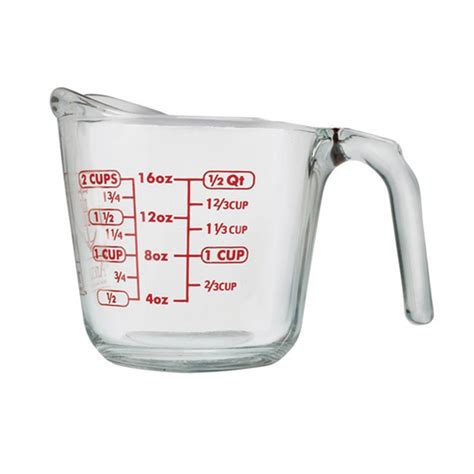 16 oz. Anchor Glass Measuring Cup - Fante's Kitchen Shop - Since 1906