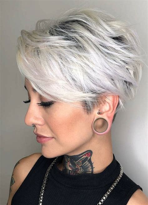 20 Short Textured Haircuts For Thick Hair Short Hairstyle Trends